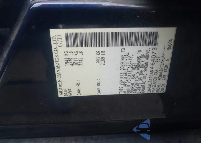 1N4AL2AP3AN464073: 43970577