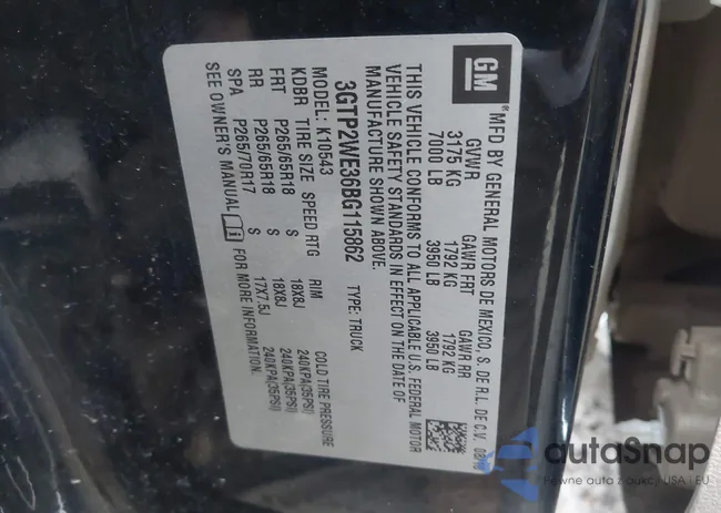 3GTP2WE36BG115862: 43970588