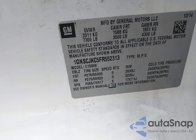 1GNSCJKC5FR552313: 43970702