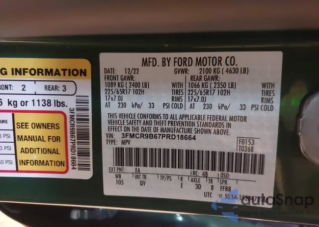 3FMCR9B67PRD18664: 43971797