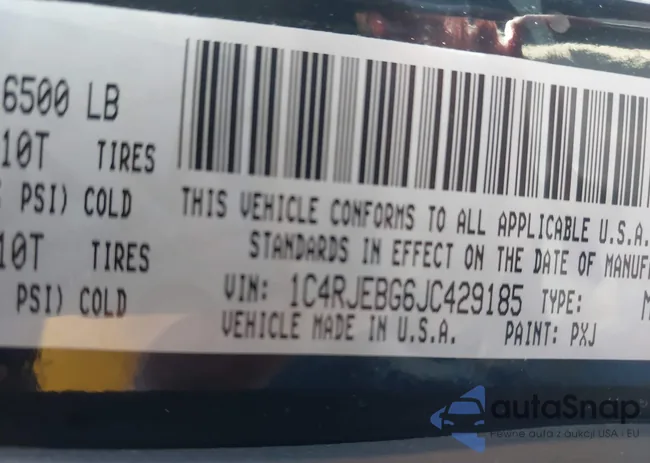 1C4RJEBG6JC429185: 43971822