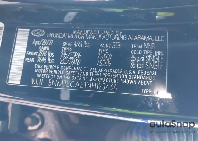 5NMJECAE1NH125436: 43971895