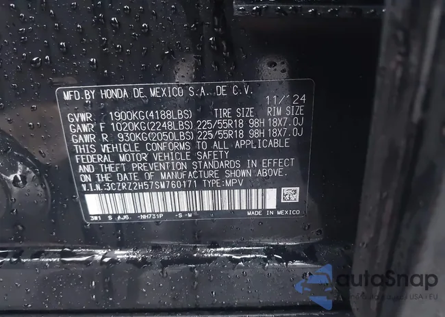 3CZRZ2H57SM760171: 43972082