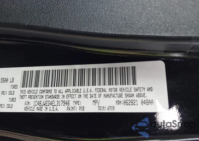 1C4BJWEG4EL317946: 43972269