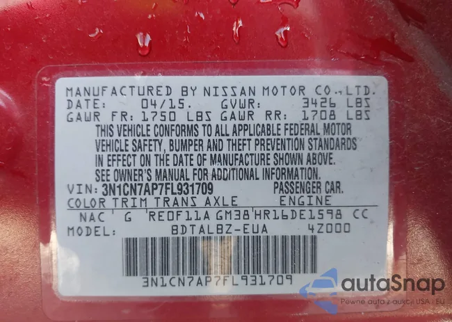 3N1CN7AP7FL931709: 43971446