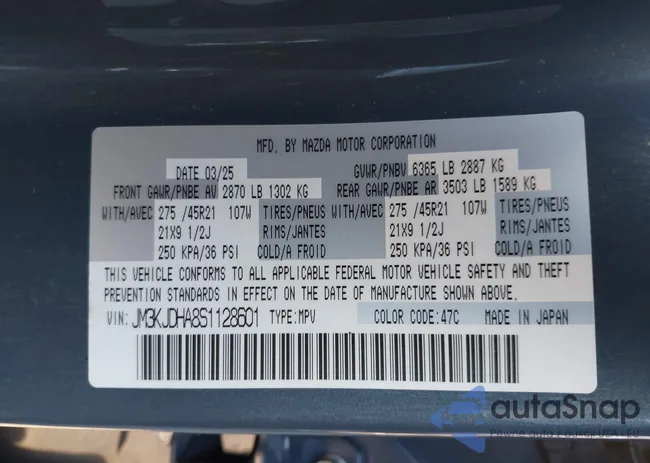 JM3KJDHA8S1128601: 43972706