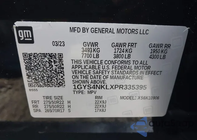 1GYS4NKLXPR335395: 43972832