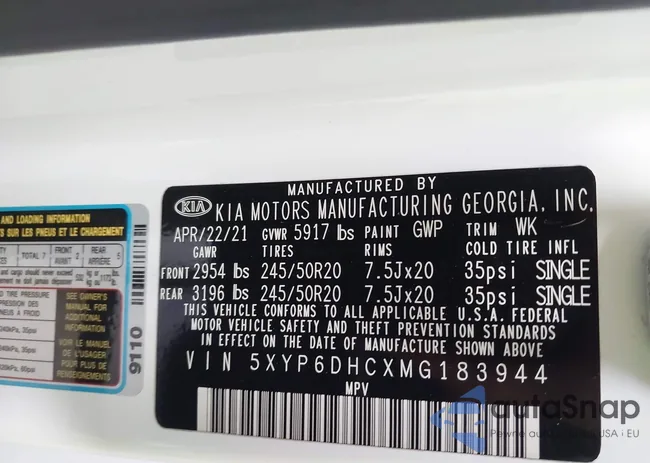 5XYP6DHCXMG183944: 43972951