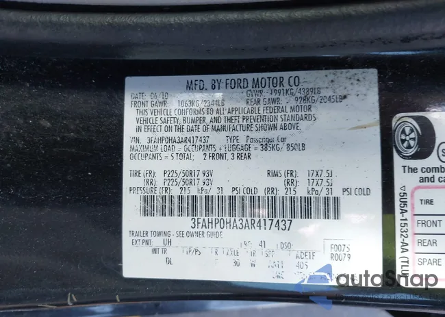 3FAHP0HA3AR417437: 43973049