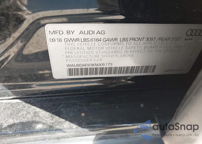 WAU8DAF83KN005173: 43973077