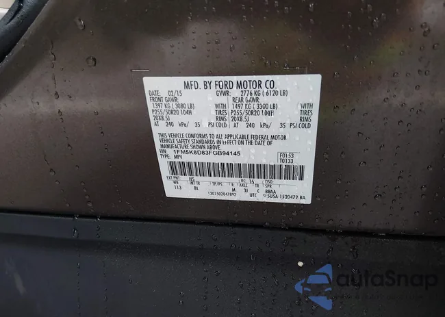 1FM5K8D83FGB94145: 43973151