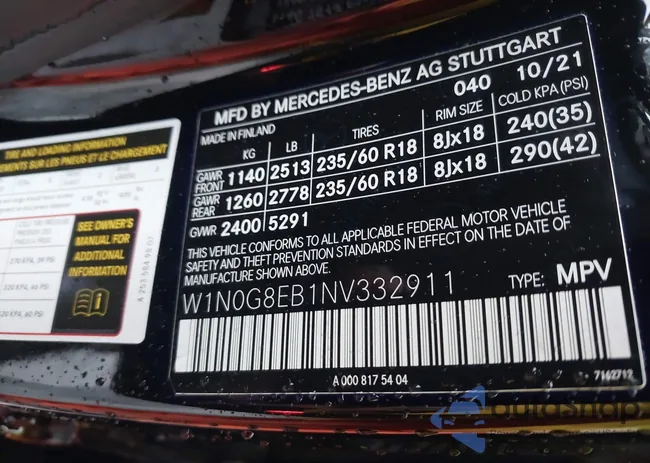 W1N0G8EB1NV332911: 43973300