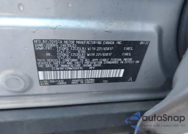 2T3W1RFV2NW206910: 43973767