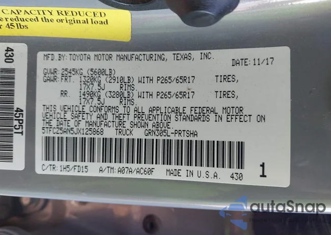 5TFCZ5AN5JX125868: 43973786