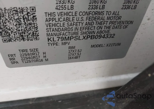 KL79MPSLXPB094332: 43973951