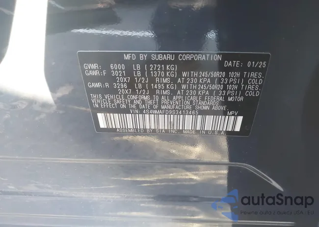 4S4WMAFD9S3413465: 43974036