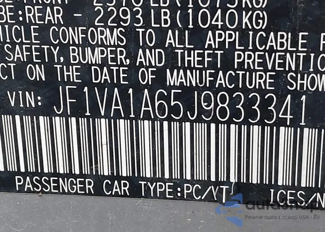 JF1VA1A65J9833341: 43974094
