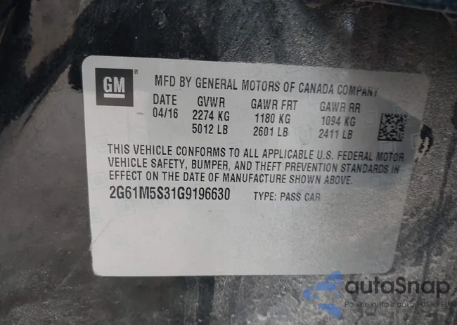 2G61M5S31G9196630: 43974191