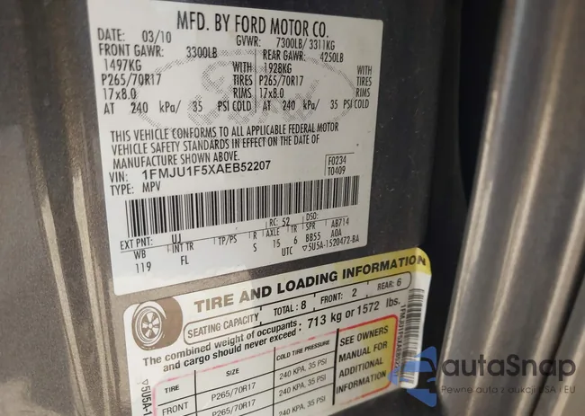 1FMJU1F5XAEB52207: 43974271