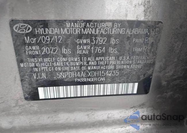 5NPDH4AEXDH154235: 43973304