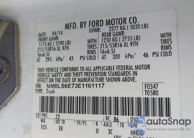 NM0LS6E73E1161117: 43973347