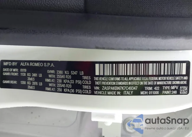 ZASPAKBN7K7C49347: 43973479