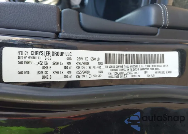 1C4RJFBG7EC215656: 43973693