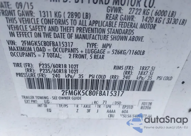 2FMGK5C80FBA15317: 43974787