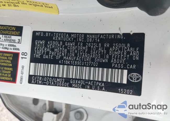 4T1BK1EB9EU127702: 43975201