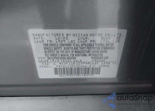 3N1CP5CVXRL483724: 43974375