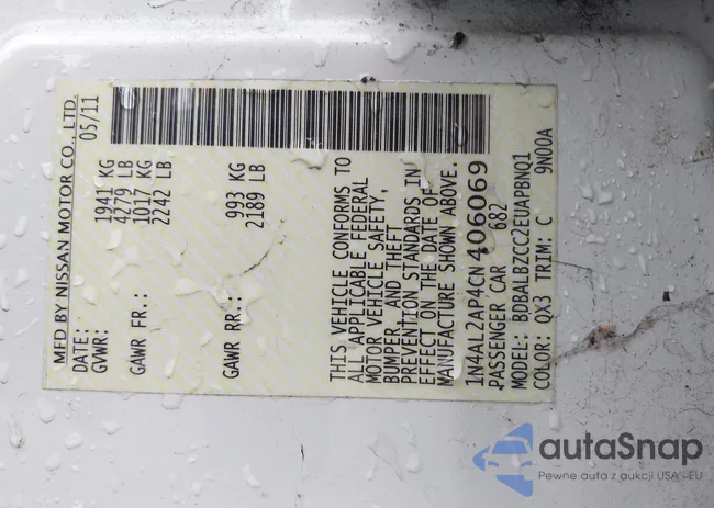 1N4AL2AP4CN406069: 43974384