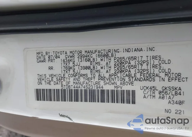 5TDBT44A74S231944: 43974423