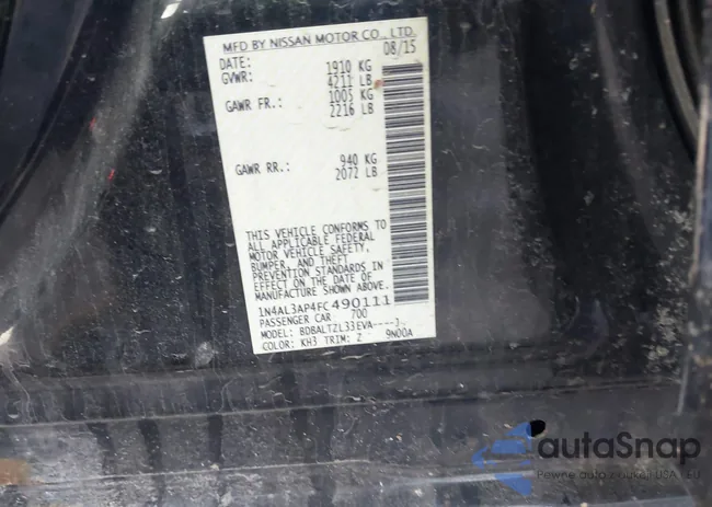 1N4AL3AP4FC490111: 43974483