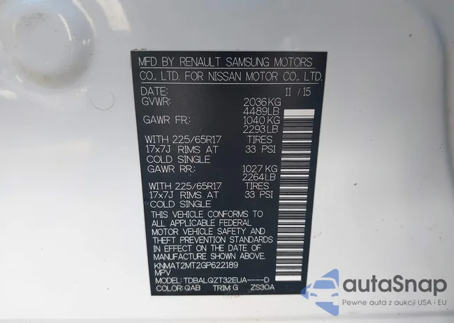 KNMAT2MT2GP622189: 43974613