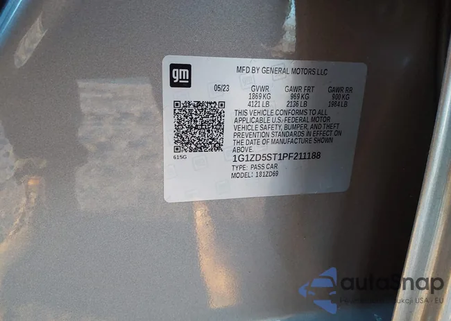 1G1ZD5ST1PF211188: 43974635