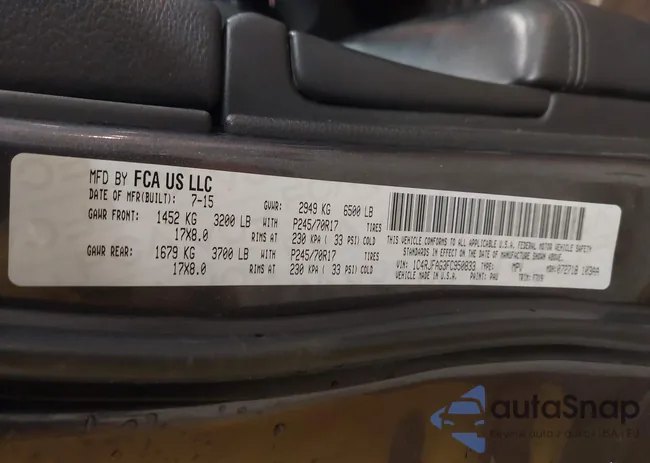 1C4RJFAG3FC950833: 43975733