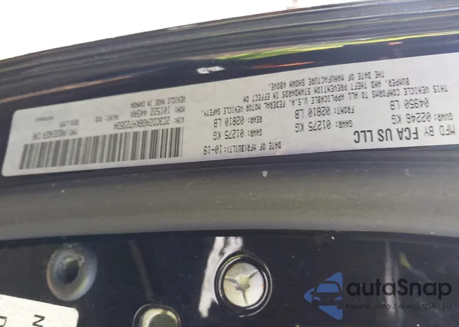 2C3CDZAG6KH723534: 43975990