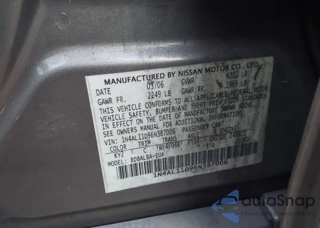 1N4AL11D96N387006: 43976080