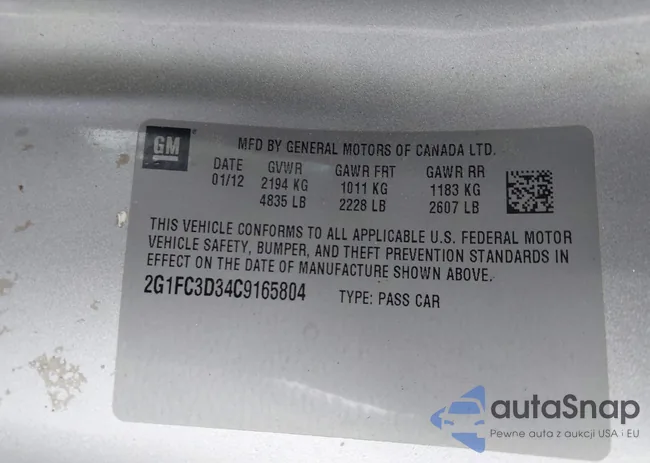 2G1FC3D34C9165804: 43976190