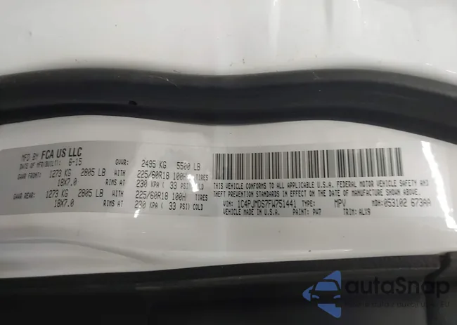 1C4PJMDS7FW751441: 43976199