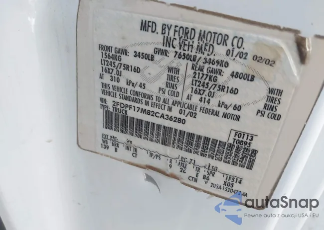 2FDPF17M82CA36280: 43976247