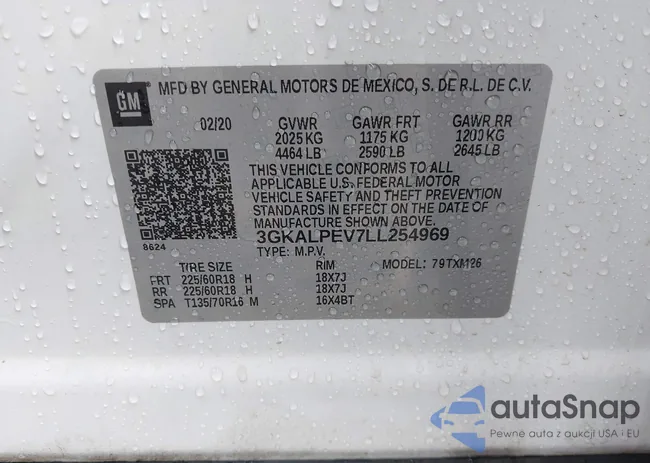 3GKALPEV7LL254969: 43976301