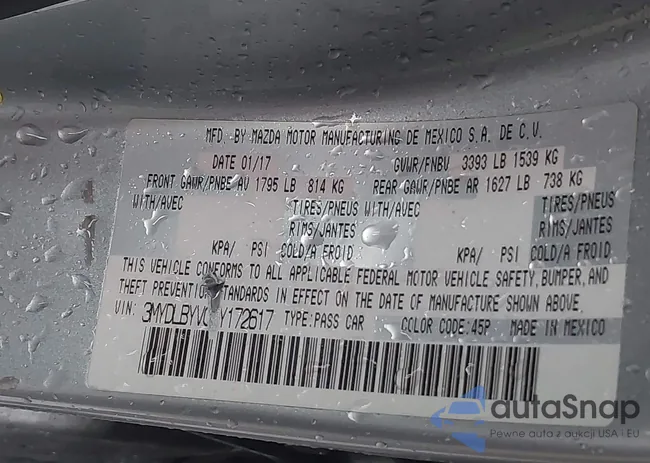 3MYDLBYV0HY172617: 43975391