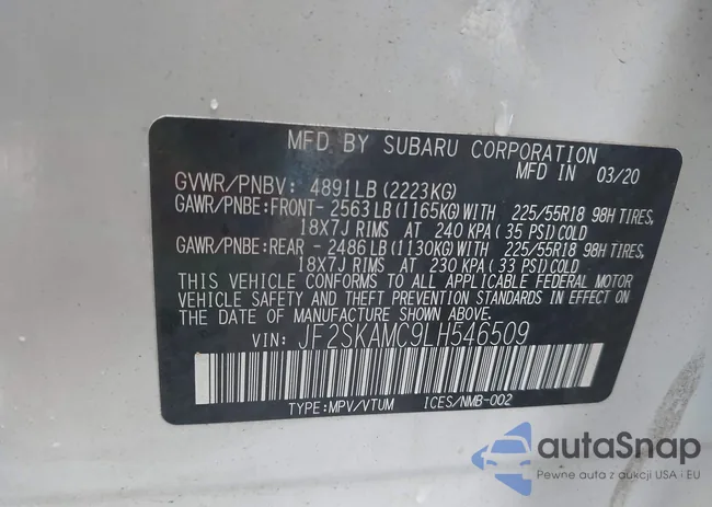 JF2SKAMC9LH546509: 43975393