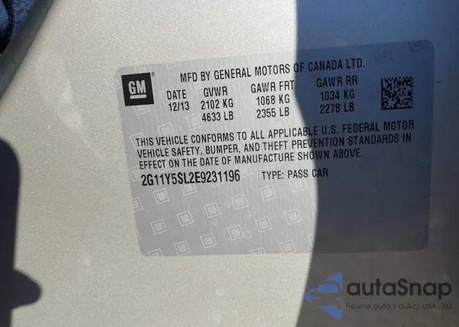 2G11Y5SL2E9231196: 43975455