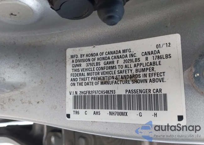 2HGFB2F97CH548293: 43975564