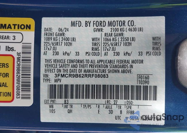 3FMCR9B62RRF08083: 43976977