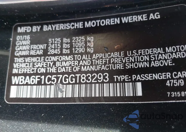 WBA6F1C57GGT83293: 43977130