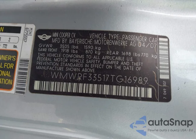 WMWRF33517TG16989: 43977135