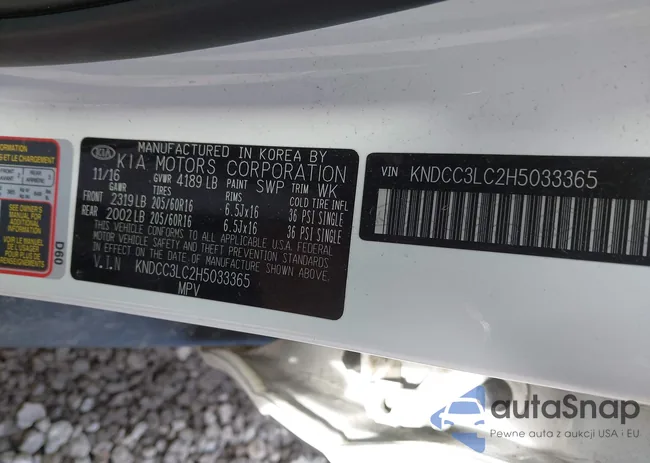 KNDCC3LC2H5033365: 43976410